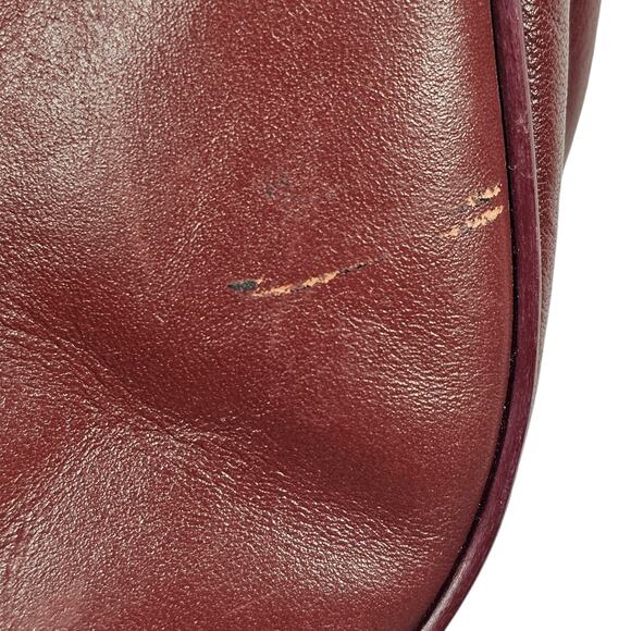 Etienne Aigner Vintage Cordovan Leather Over-the-Shoulder Handbag - Picture 8 of 14